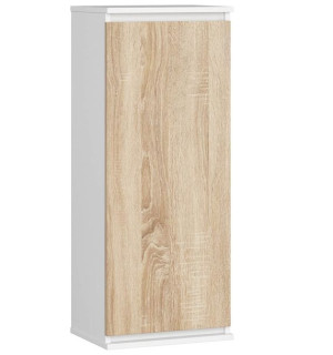 Witryna - Szafka Wisząca W 40 Cm Clp Biała / Dąb Sonoma