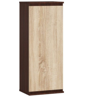 Witryna - Szafka wisząca W 40 cm CLP Wenge / Dąb sonoma