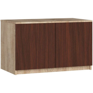 Nadstawka Na Szafę S 90 Cm - Dąb Sonoma-wenge - 2 Drzwi