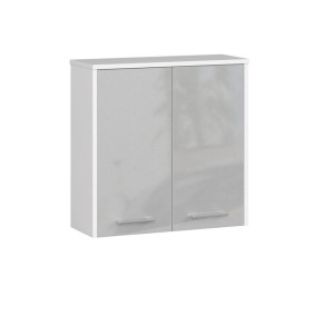 Szafka Wisząca W 60 Cm Fin 2d Biała / Metalik Połysk