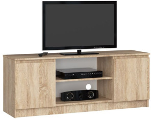 Szafka Rtv 140 Cm 2d 1p Sonoma