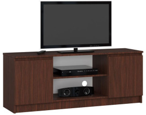 Szafka Rtv 140 Cm 2d 1p Wenge