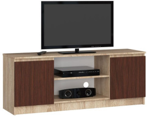 Szafka Rtv 140 Cm 2d 1p Sonoma / Wenge