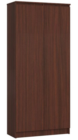 Regał Biurowy Szafa R 80 Cm Clp 2 Drzwi 8 Półek Wenge