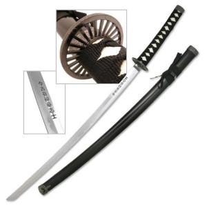 Katana Miecz Samurajski Wykonany Ze Stali Z Pochwą Sw-68b