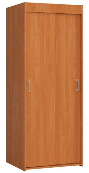 Szafa przesuwna do przedpokoju 70 cm - olcha - 2D