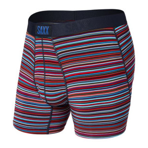Bokserki męskie szybkoschnące SAXX VIBE  Boxer Brief paski - wielokolorowe