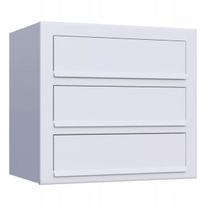 Skrzynka Na Listy Cube For Three Biała