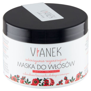 VIANEK Intensywnie regenerująca maska do włosów farbowanych ciemnych
