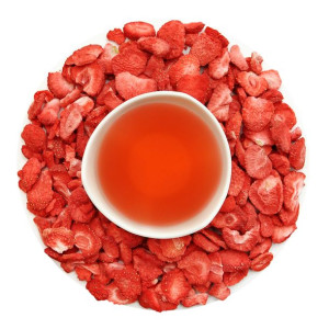 Truskawka plastry liofilizowana - 100g owoce suszone