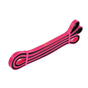 Gu06 Różowo-czarna 13 X 5 X 2250 Mm Guma Do Ćwiczeń Hms
