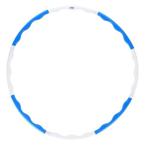 Hhp090 Blue-white Hula Hop 0,4kg 90cm One Fitness