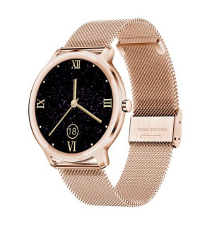 Smartwatch Garett Women Sophia Plus rożowe-złoto, stalowy