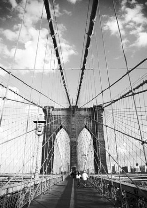Brooklyn Bridge - New York - fototapeta 115x175 cm