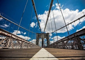 Brooklyn Bridge - fototapeta 175x115 cm