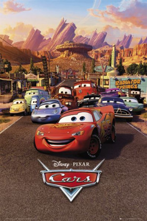 Auta - Disney Cars - one sheet - plakat 61x91,5 cm