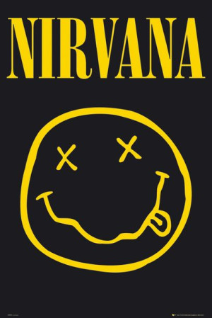 Nirvana Smiley - plakat 61x91,5 cm