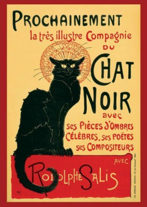 Chat Noir - Steinlein - Secesja - plakat 61x91,5 cm