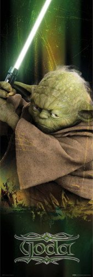 Star Wars Gwiezdne Wojny - Yoda - plakat 53x158 cm