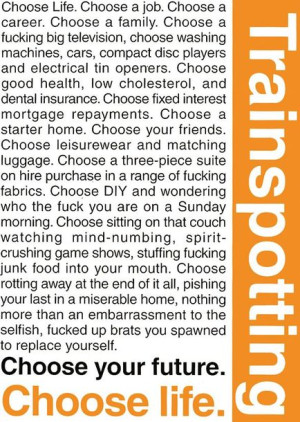 Trainspotting - Wybierz Życie - plakat 61x91,5 cm