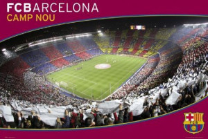 FC Barcelona - Stadion Camp Nou - plakat 91,5x61 cm