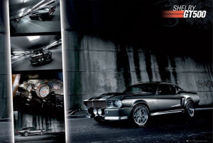 Ford Mustang Shelby GT 500 - plakat 91,5x61 cm