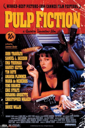 Pulp Fiction - Uma Thurman - plakat 61x91,5 cm
