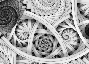 Abstrakcja architektoniczna - fototapeta 254x183 cm