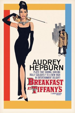 Audrey Hepburn Śniadanie u Tiffanego - retro plakat 61x91,5 cm