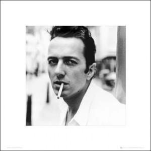 The Clash Joe Strummer cig - plakat premium 40x40 cm