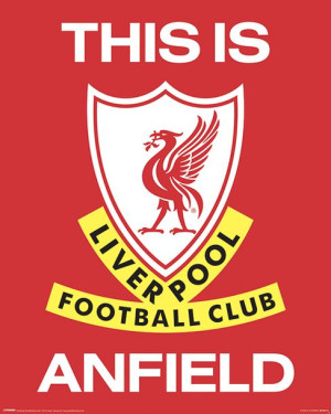 FC Liverpool This Is Anfield - Godło Klubu - plakat 40x50 cm