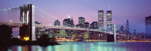 Nowy Jork Skyline - plakat 158x53 cm