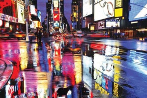 Nowy Jork Times Square Colours - plakat 91,5x61 cm