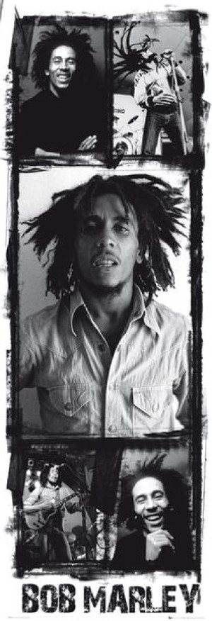 Bob Marley Mix - plakat 53x158 cm