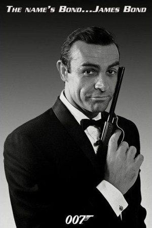 My Name is Bond James Bond Sean Connery - plakat 61x91,5 cm
