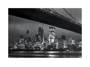 New York At Night - plakat premium 80x60 cm