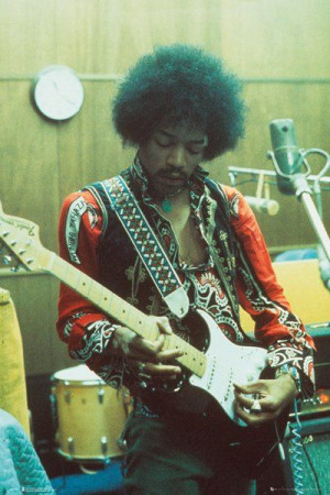 Jimi Hendrix Studio - plakat 61x91,5 cm