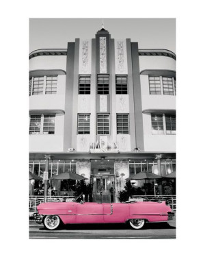 Pink Cadillac - plakat premium 40x50 cm