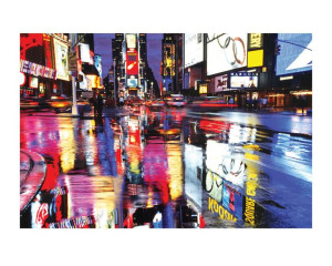 Times Square Colours - plakat premium 50x40 cm