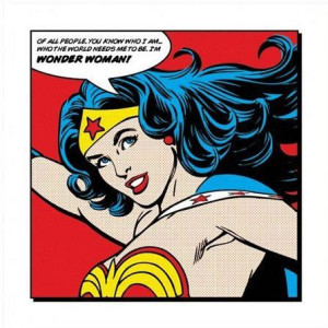 Wonder Woman Of All People - plakat premium 40x40 cm