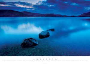 Ambition - Ambicja - plakat premium 70x50 cm