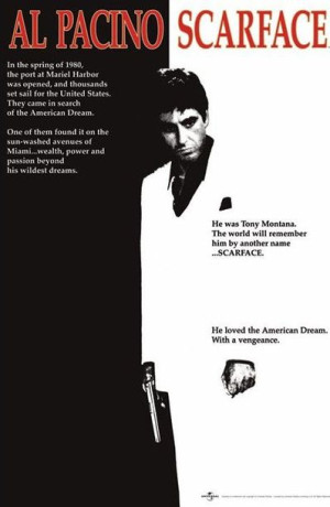 Scarface - Człowiek z Blizną - plakat 61x91,5 cm