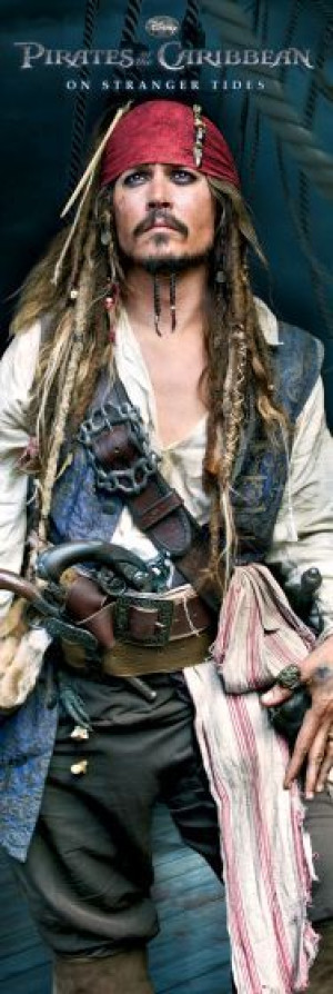 Piraci z Karaibów Jack Sparrow - plakat 53x158 cm