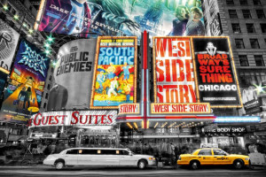 Nowy Jork Broadway - plakat 91,5x61 cm