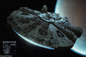Star Wars Gwiezdne Wojny Sokół Millennium - plakat 91,5x61 cm