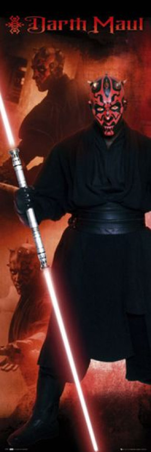 Star Wars Gwiezdne Wojny Darth Maul - plakat 53x158 cm