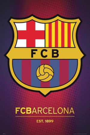 FC Barcelona - Godło Klubu - plakat 61x91,5 cm