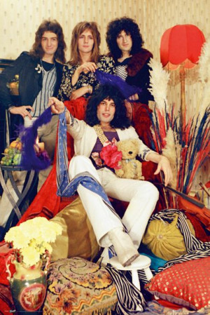 Queen - Freddie Mercury - Zespół - plakat 61x91,5 cm