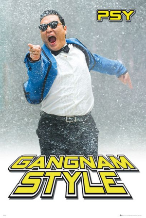 PSY - Gangnam Style - Śnieg - plakat 61x91,5 cm