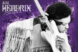 Jimi Hendrix - Purple Haze - plakat 91,5x61 cm